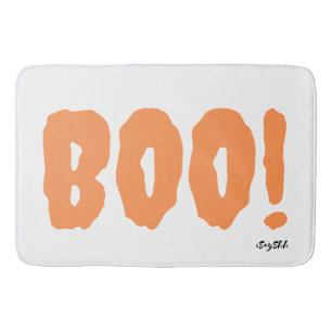 Tapis De Bain boo, effrayant