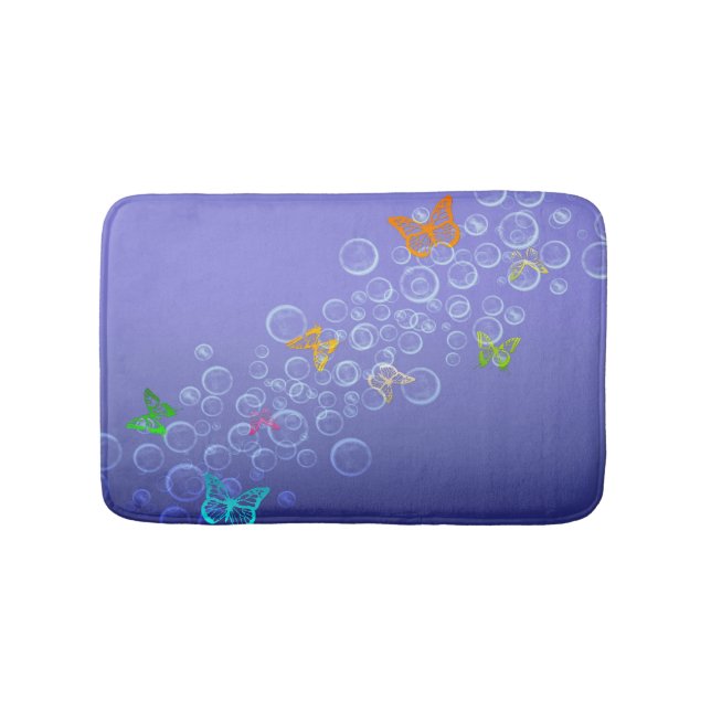 Tapis De Bain Bouillonne les papillons de n (Devant)