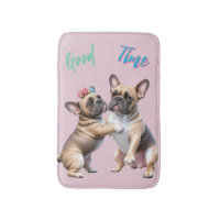 Bouledogue français amoureux Saint-Valentin