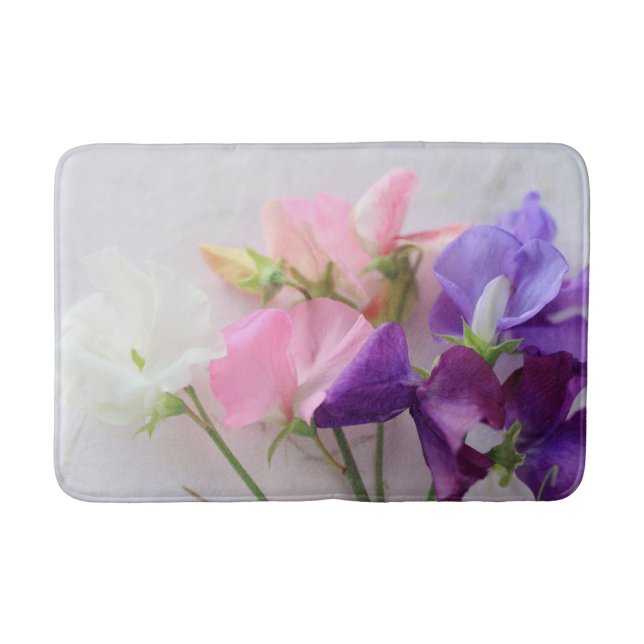 Tapis De Bain Bouquet de pois doux (Devant)
