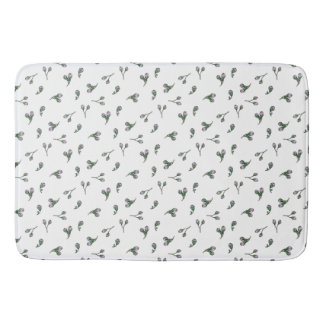 Tapis De Bain Bourgeons de fleurs roses