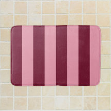 Bourgogne Rose Motif Grande Rayure Gras Rouge Ceri