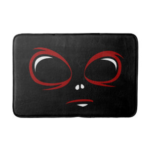 Tapis De Bain Bouton d'oreiller pour lancer monstre face mignon