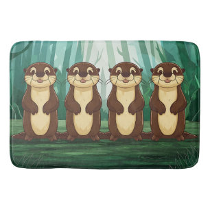 Tapis De Bain Boutons de dessin