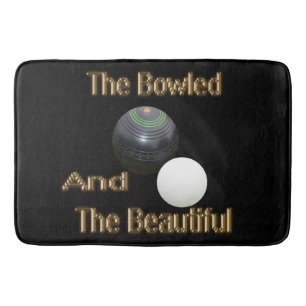 Tapis De Bain Bowled Et De Beaux Bowls De Pelouse Design,