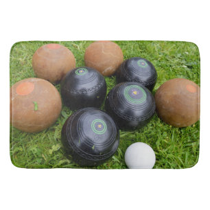 Tapis De Bain Bowles Brown vintages Et Pelouses Noires,