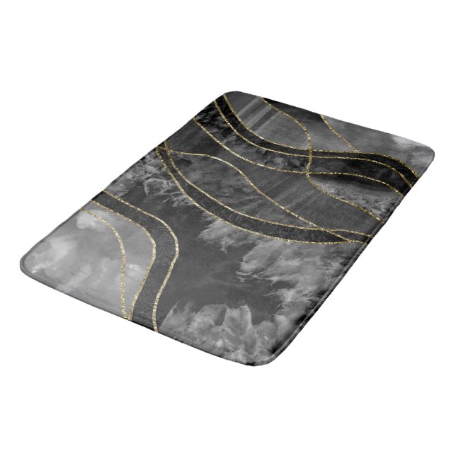 Tapis De Bain Bracelet en or marbré 11 (Angle)