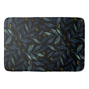 Tapis De Bain Branches d'aquarelle élégantes