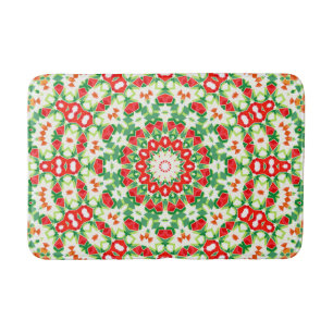 Tapis De Bain Bright Orange Green à la mode Bandana Shawl
