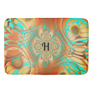 Tapis De Bain Bronze de cuivre et d'Aqua