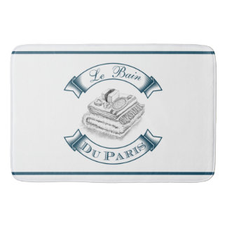 Tapis De Bain Brosse à dents de Blue Le Bain Du Paris et