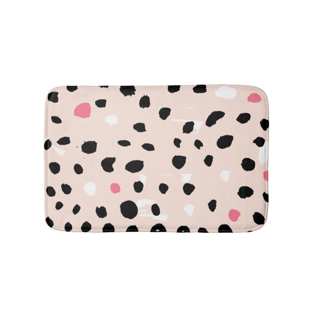 Tapis De Bain Brosse à encre : Texture artistique (Devant)