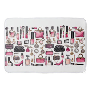 Tapis De Bain Brosses de maquillage de cosmétiques
