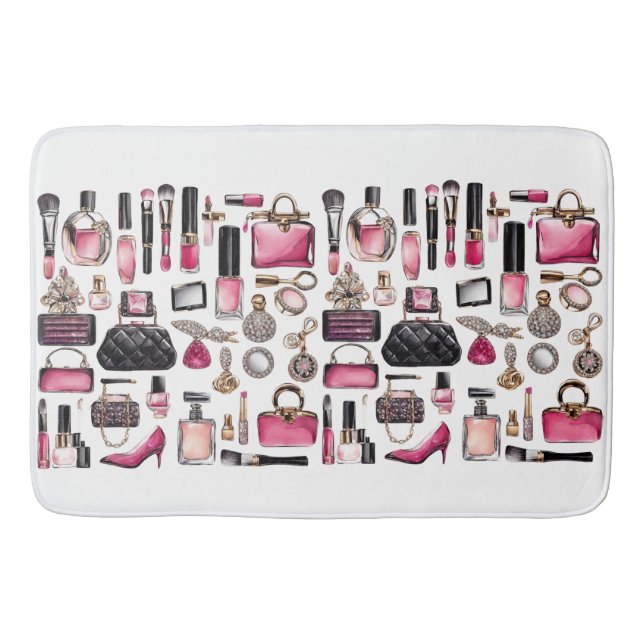 Tapis De Bain Brosses de maquillage de cosmétiques (Devant)