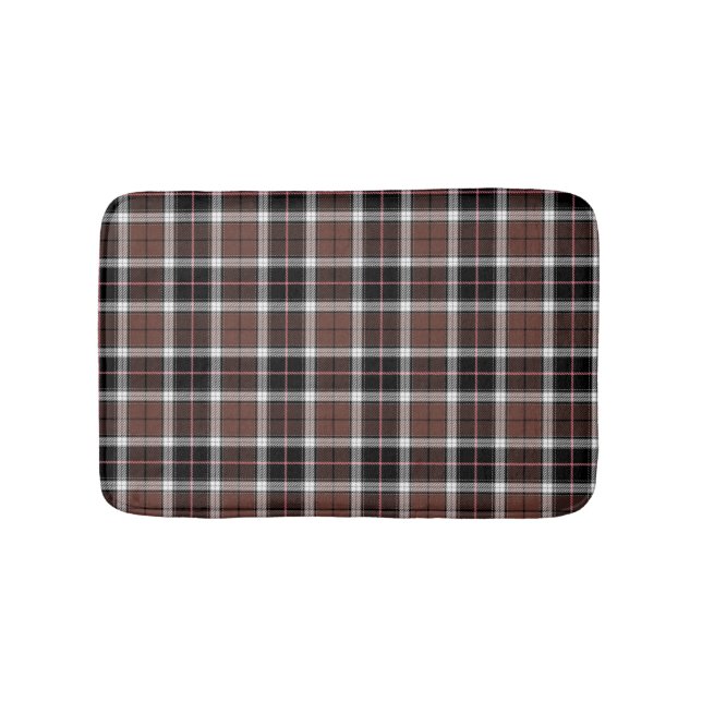 Tapis De Bain Brown Plaid (Devant)