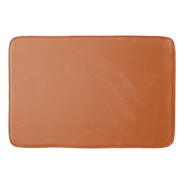 Tapis De Bain Brun solide en bronze (Devant)