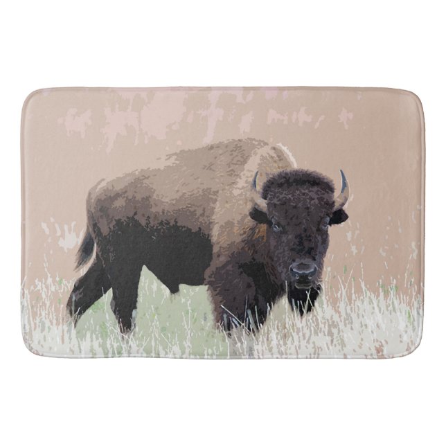 Tapis De Bain Buffle / Bison (Devant)