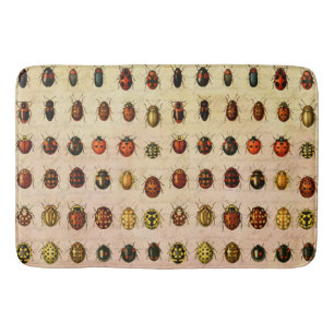 Tapis De Bain Bug d'insectes coccinelle de coccinelle