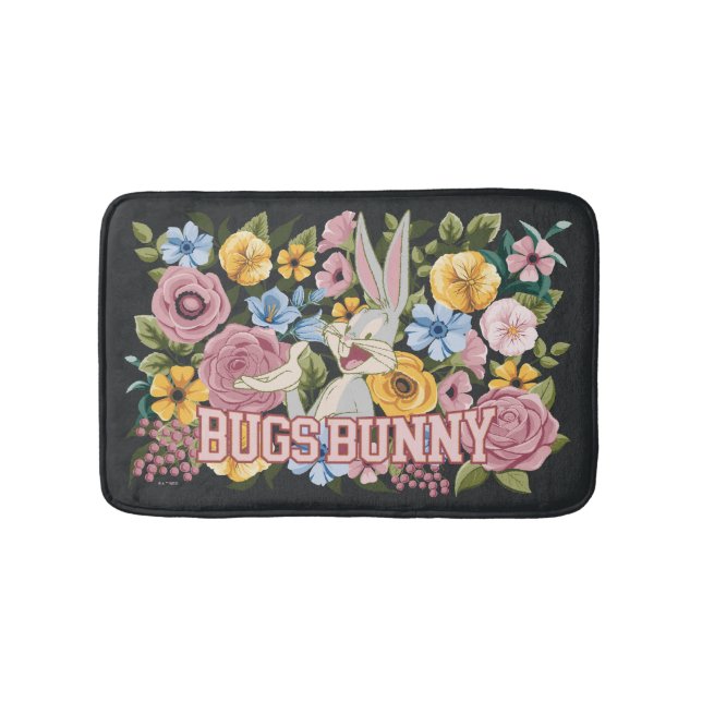 Tapis De Bain BUGS BUNNY™ Broderie Florale Graphique (Devant)