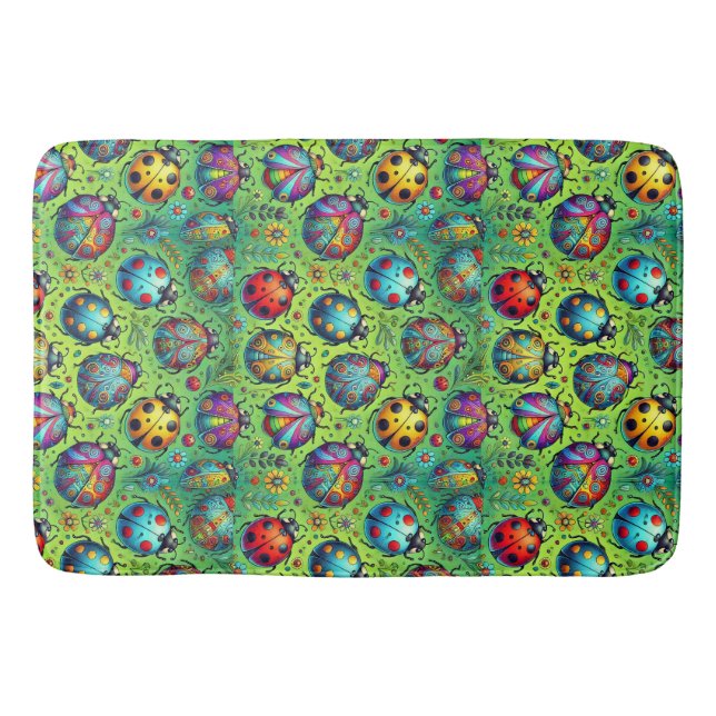 Tapis De Bain Bugs colorés (Devant)