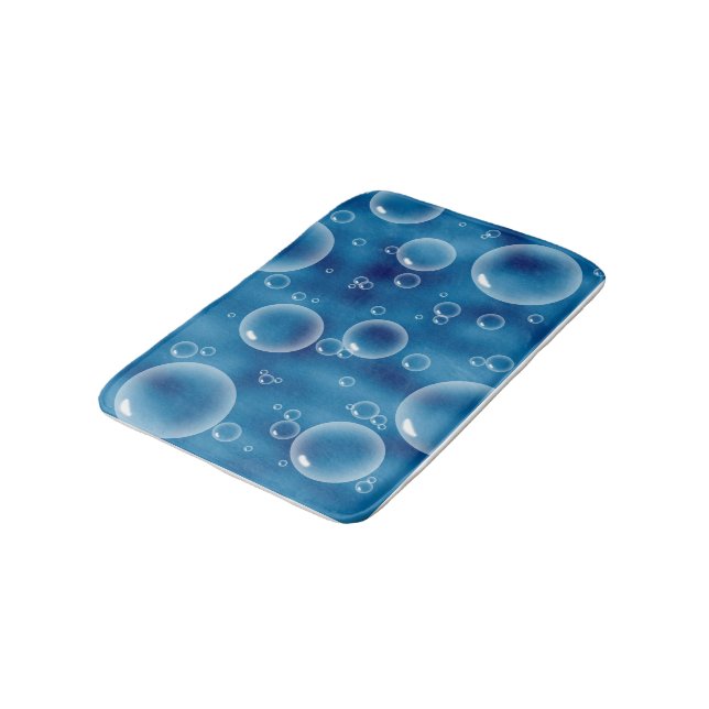 Tapis De Bain Bulles bleues cool Bain Mat (Angle)