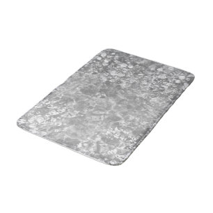 Tapis De Bain Bulles et courants de l'océan Mat de bain gris