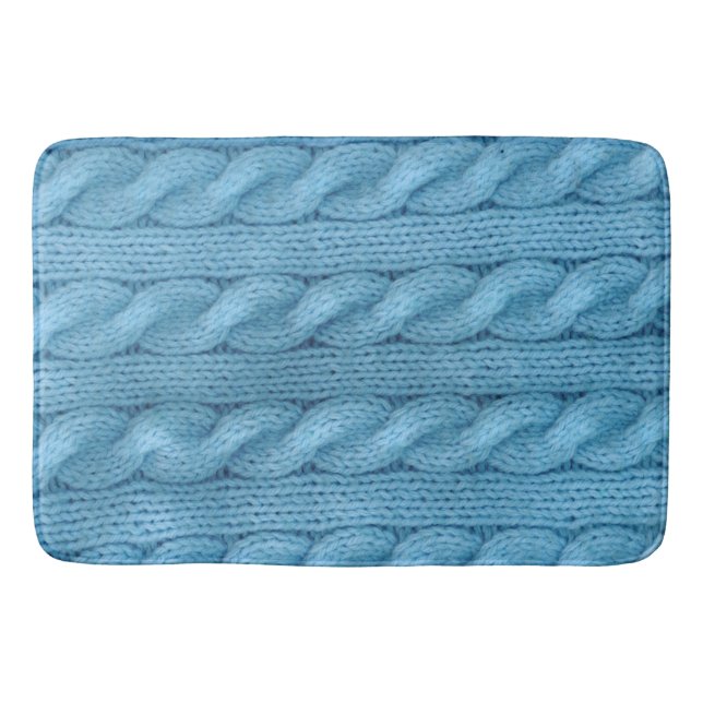 Tapis De Bain Câbles tricot (Devant)