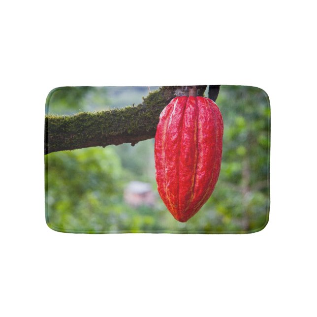 Tapis De Bain cabosse rouge (Devant)