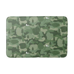 Tapis De Bain cacahuètes   Camouflage Snoopy & Woodstock