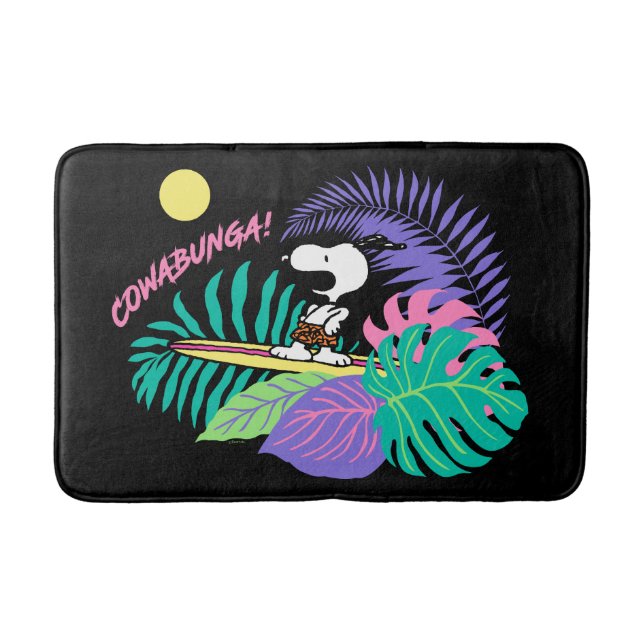 Tapis De Bain cacahuètes | Cowabunga Snoopy (Devant)