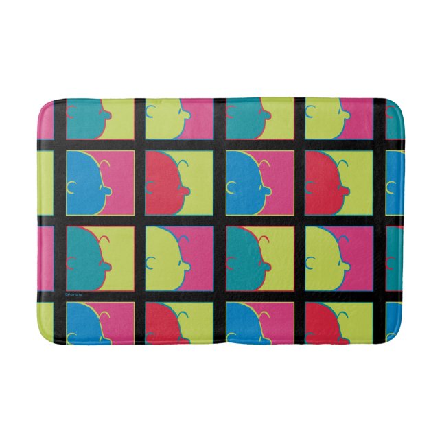 Tapis De Bain cacahuètes | Pop Art Charlie Brown (Devant)