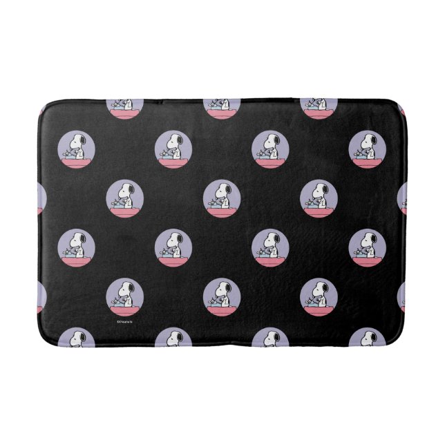 Tapis De Bain cacahuètes | Snoopy à la machine à écrire (Devant)