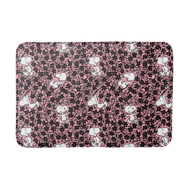 Tapis De Bain cacahuètes | Snoopy Flower Vine Motif (Devant)