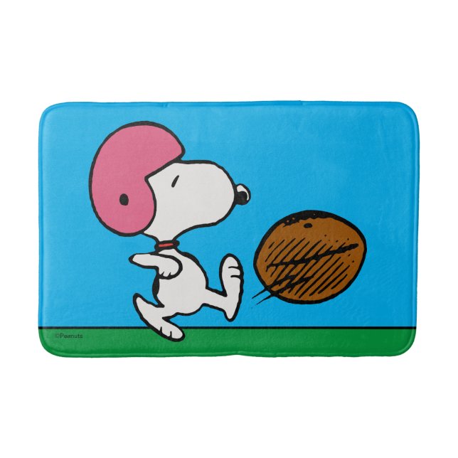 Tapis De Bain cacahuètes | Snoopy Football Kicker (Devant)