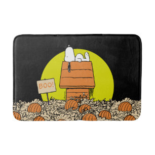 Tapis De Bain cacahuètes Snoopy Napping dans le patch Citrouil