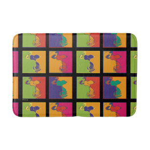 Tapis De Bain cacahuètes Snoopy Pop Art Moderne