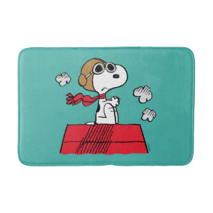 Tapis De Bain cacahuètes Snoopy the Flying Ace