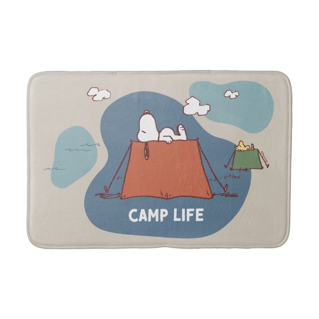 Tapis De Bain cacahuètes | Snoopy & Woodstock Camp Life (Devant)