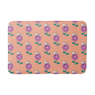 Tapis De Bain cacahuètes Snoopy & Woodstock Flower Whististle