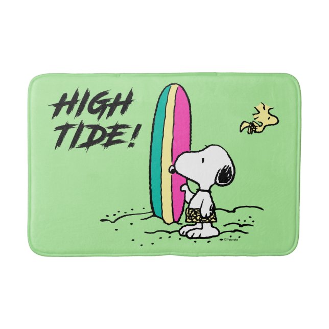 Tapis De Bain cacahuètes | Snoopy & Woodstock High Tide (Devant)