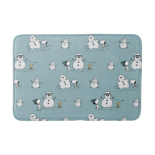 Tapis De Bain cacahuètes   Snoopy & Woodstock Winter Break Motif