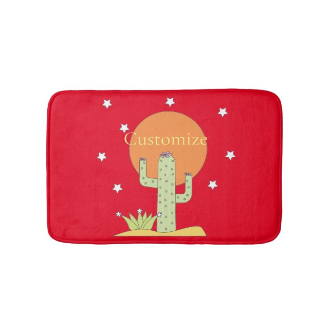 Tapis De Bain Cactus du désert Sun Thunder_Cove (Devant)