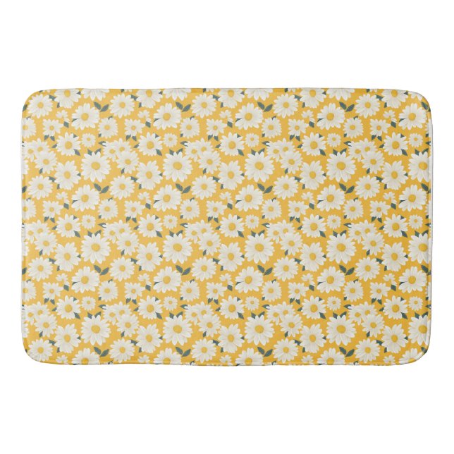 Tapis De Bain Cadeau d'anniversaire | Basière blanche sans joint (Devant)