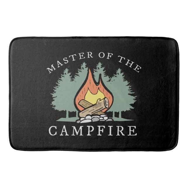 Tapis De Bain Cadeau de camping drôle (Devant)