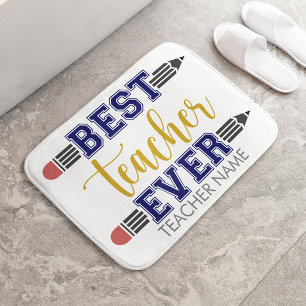 Tapis De Bain Cadeau personnalisé Meilleur Enseignant - Cadeau p
