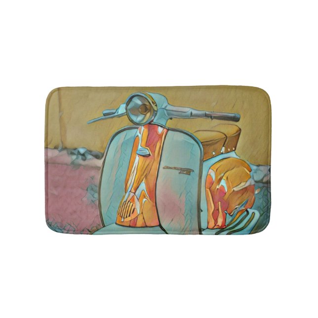 Tapis De Bain Cadeau pour motard (Devant)