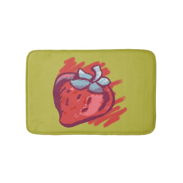 Tapis De Bain Cadeaux fraises (Devant)
