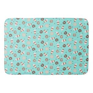 Tapis De Bain Café Frappuccino Motif de beignets
