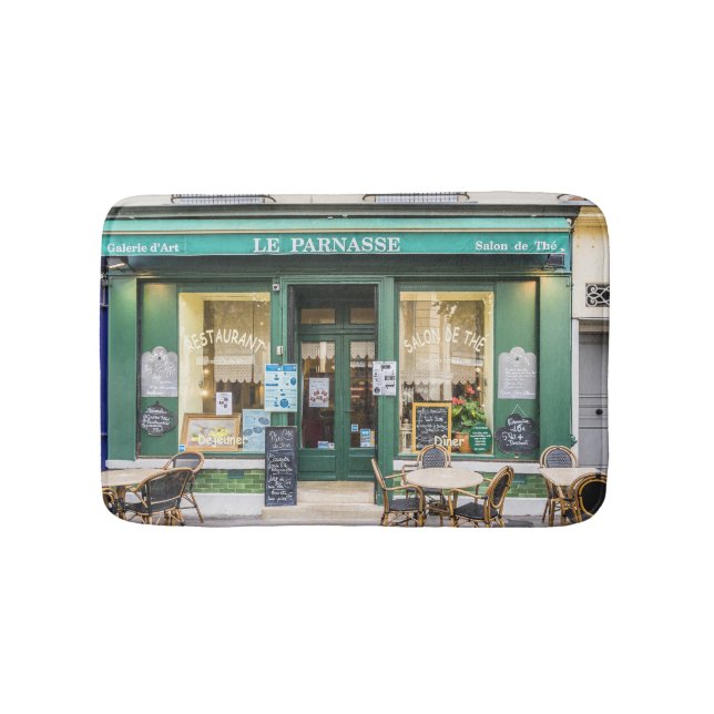Tapis De Bain Cafés français : Versailles scène cosy. (Devant)