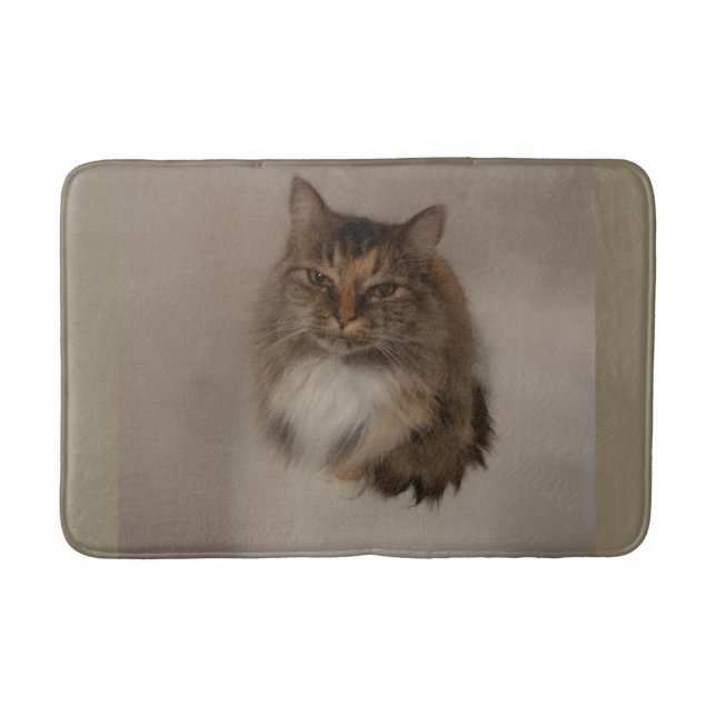 Tapis De Bain Calico Cat Bath Mat (Devant)
